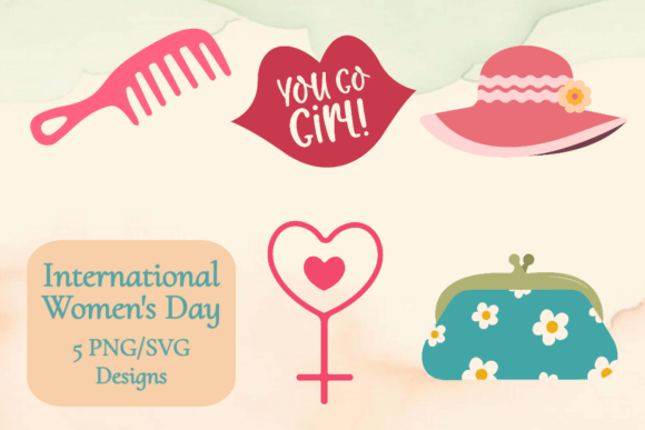 Chic Strong Women’s Day Graphics