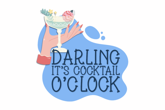 Graphics for Crafts: New Year Cocktail O Clock
