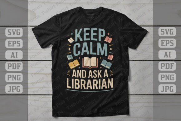 Keep Calm and Ask a Librarian Graphics for Local Business Branding