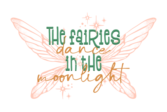Moonlit Fairy Dance Graphics for Crafts