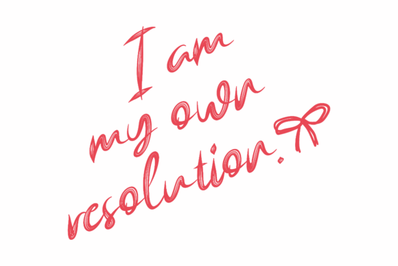 My New Year Resolution Graphics for Crafts