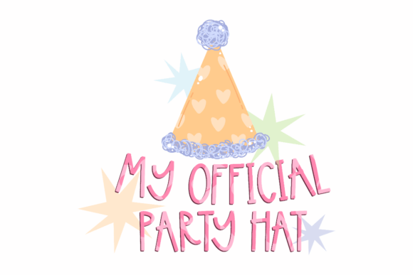 Party Official Hat Graphics for Local Business Branding