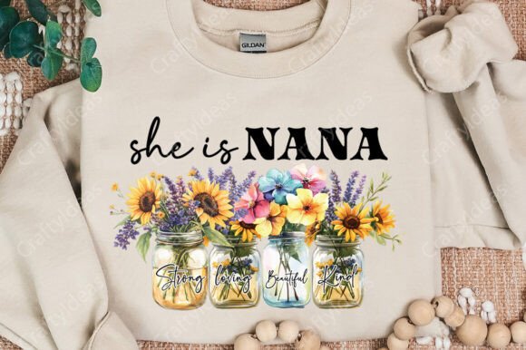 She is Nana Nana Png: A Graphic Asset for Crafts and Branding